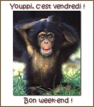 Bon Vendredi et bon week-end à tous !